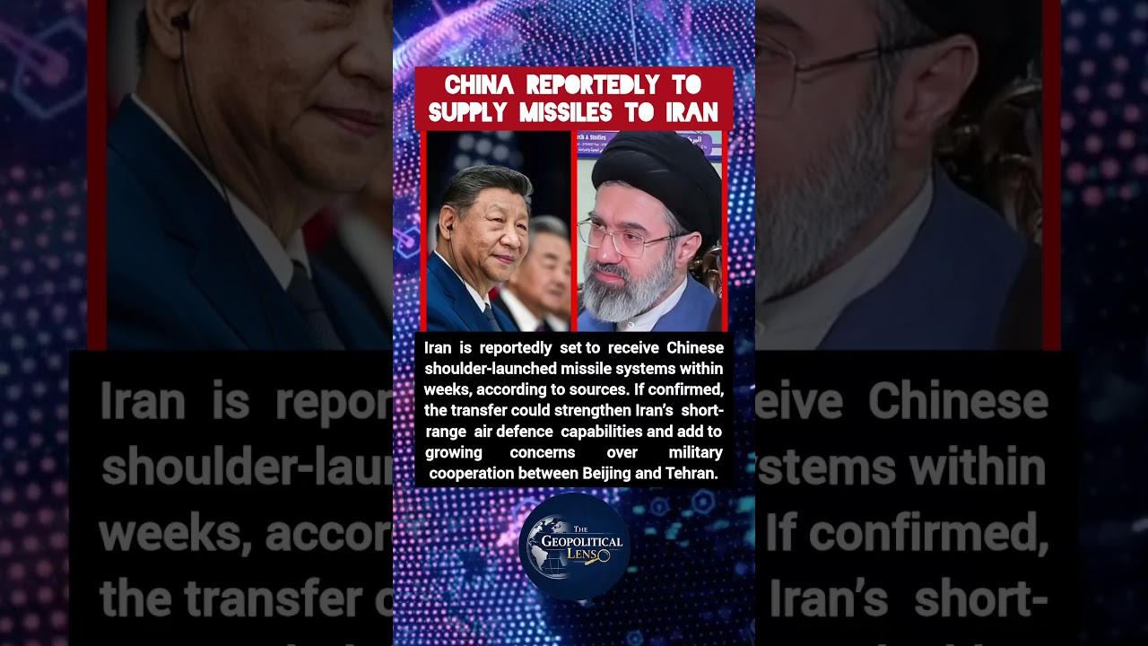 Report: China to Send Shoulder-Launched Missile Systems to Iran