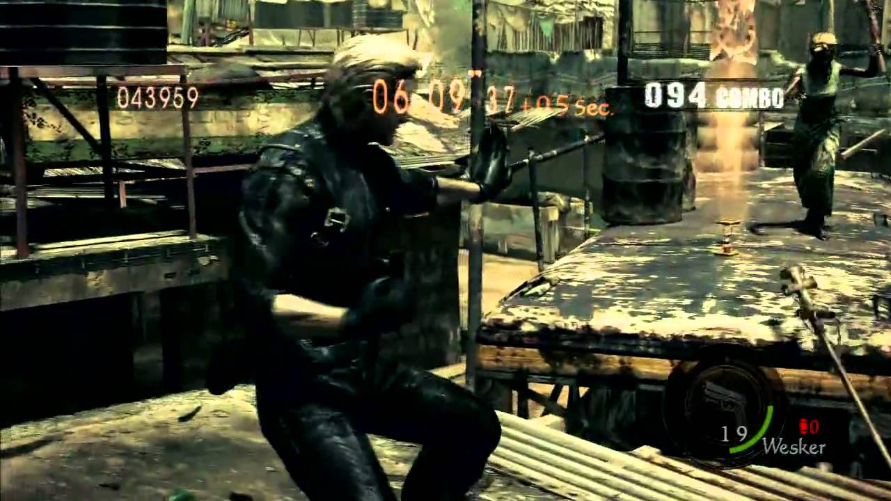 Resident Evil 5 Mercenaries SOLO Public Assembly 集会場 764k XBOX360