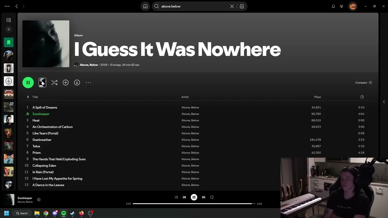 Above, Below - I Guess It Was Nowhere first listen and reaction