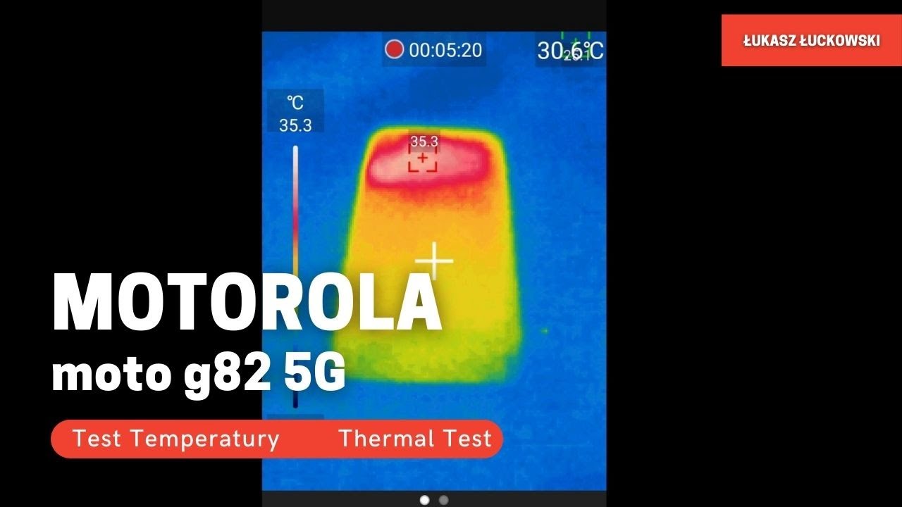 MOTOROLA moto g82 5G Test Temperatury Snapdragon 695 Thermal Test