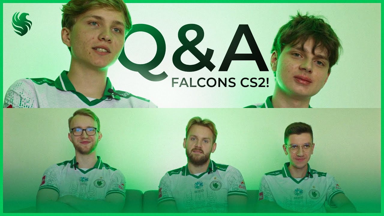Falcons CS2 Team Q&A 💭 | سألنا لاعبين كاونتر سترايك أسئلتكم 👀🔥