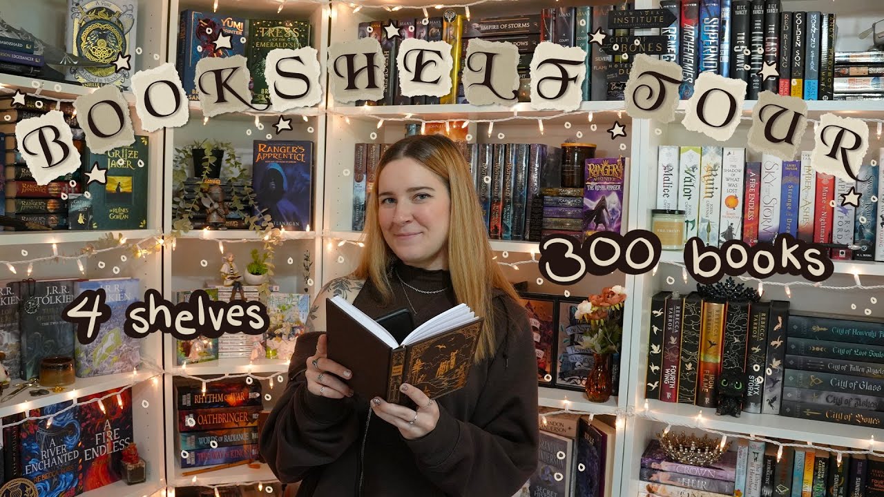 2025 BOOKSHELF TOUR | how I organize & decorate my shelves 🍂✨