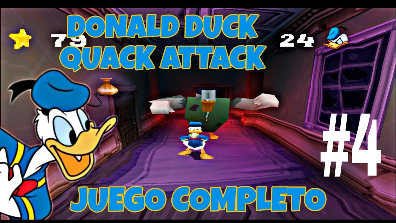 Pato Donald Quack Attack Juego Completo En Español PS1