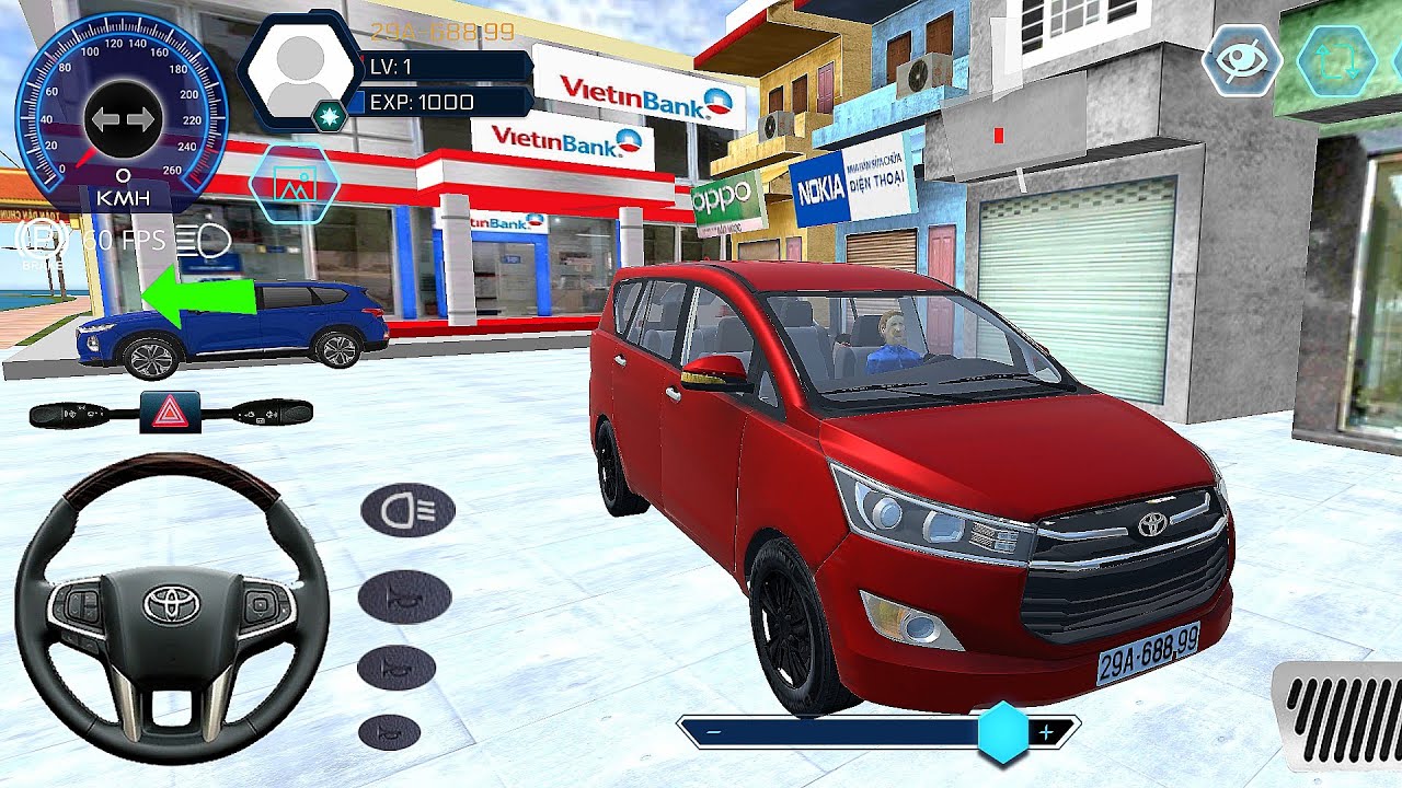 Lái Toyota Innova ra ngân hàng gửi tiền | Car Simulator Vietnam ▪ #2 | NTB gameplay