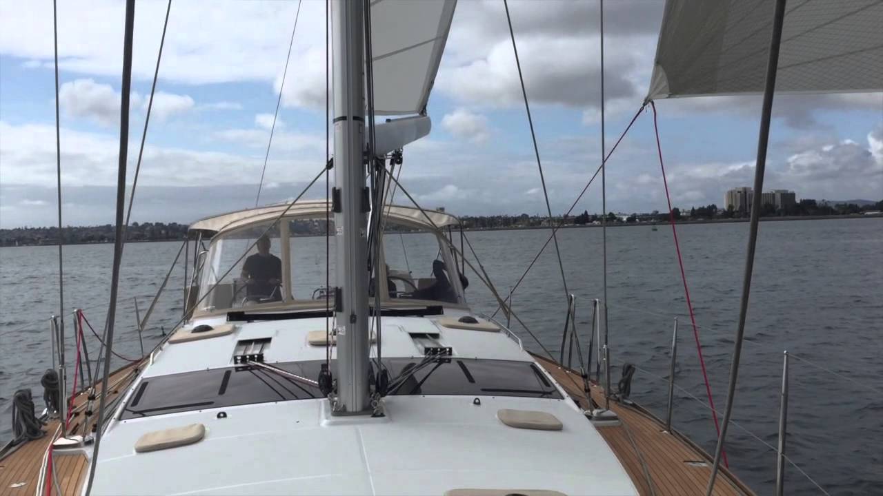 Flying the Code Zero Sail on a Jeanneau 53 Yacht By: Ian Van Tuyl