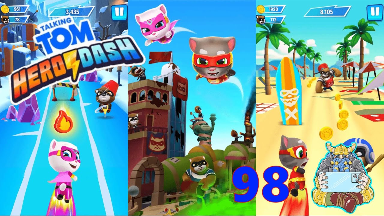 My Talking Tom Hero Dash, Dash 98