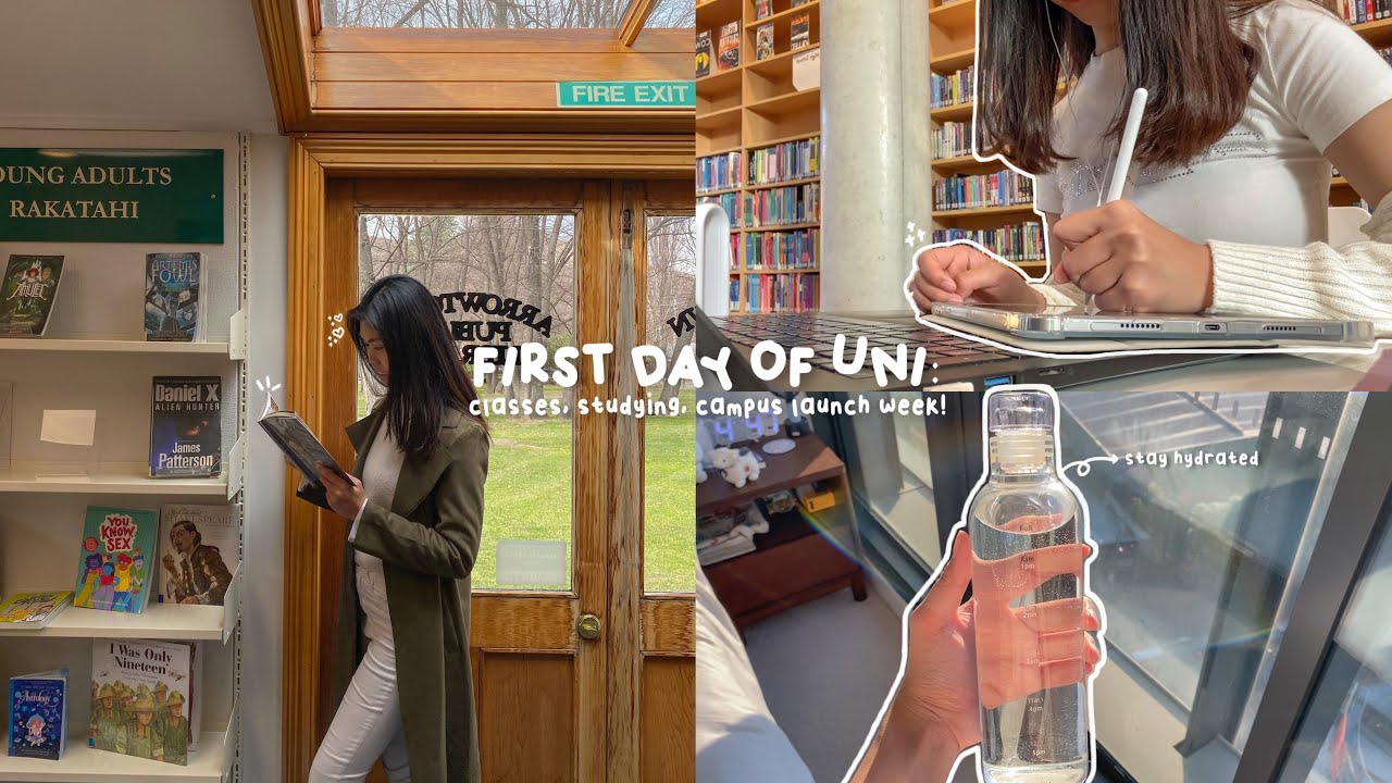 first day of uni at UNSW: computer science student, in-person class, studying, campus launch week!