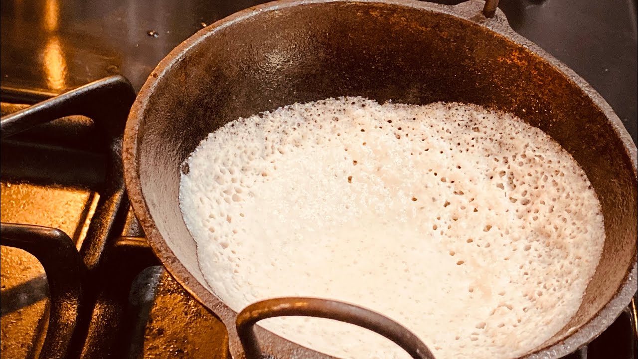Appam recipe | Kerala style traditional breakfast | Fermented rice coconut pancakes Vegan അപ്പം