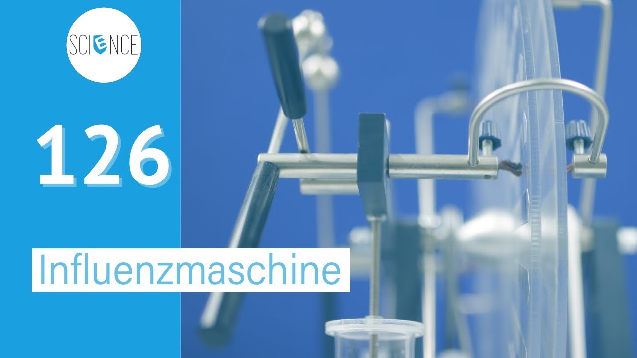 Blitze mit der Influenzmaschine - Experiment: