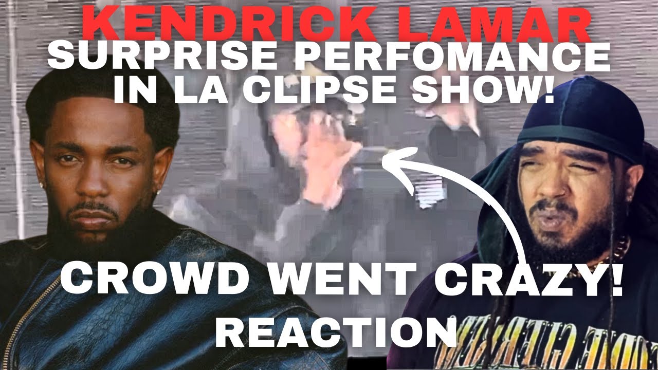 Kendrick Lamar SURPRISE PERFORMANCE Of Chains And Whips In LA When Clipse BRINGS Him Out! Reaction