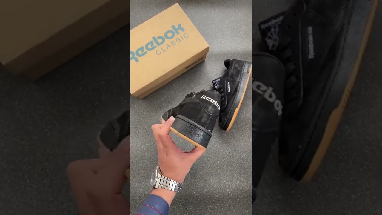 reebok club c 85 suede black gum (WHIT ORIGINAL BOX) COD AVAILABLE