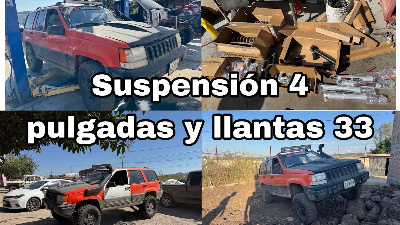 Cómo instalar suspensión 4 pulgadas a Cherokee ZJ 