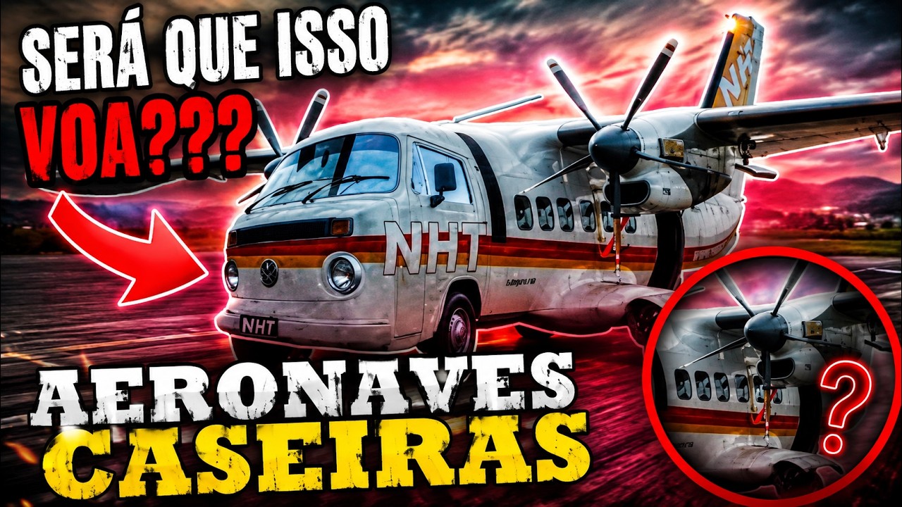 Aeronaves caseiras que voam de verdade