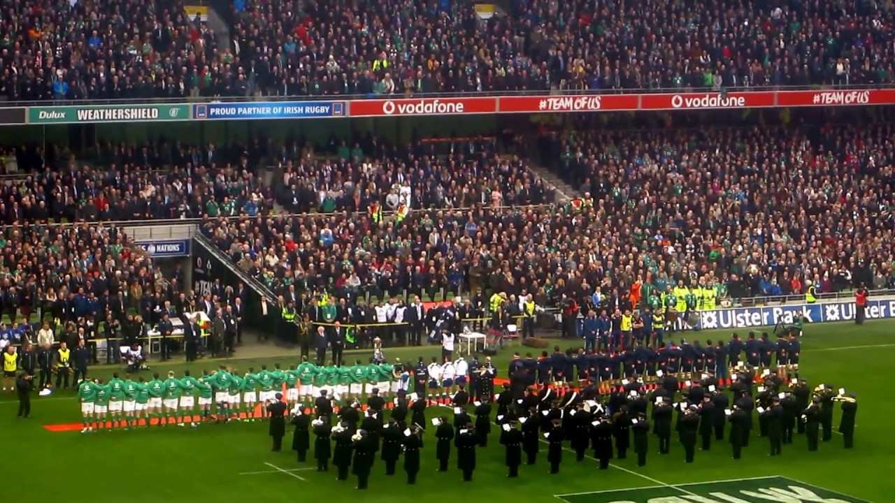 National anthems - Ireland vs France - RBS 6 Nations - Dublin - 25.02.2017