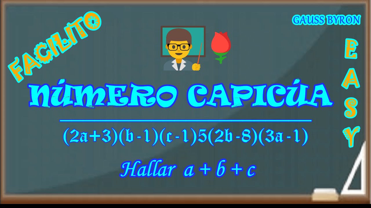 NÚMEROS CAPICÚAS | CALCULAR A+B+C SI EL NUMERAL ES| CONCEPTOS DE NUMERACIÓN |