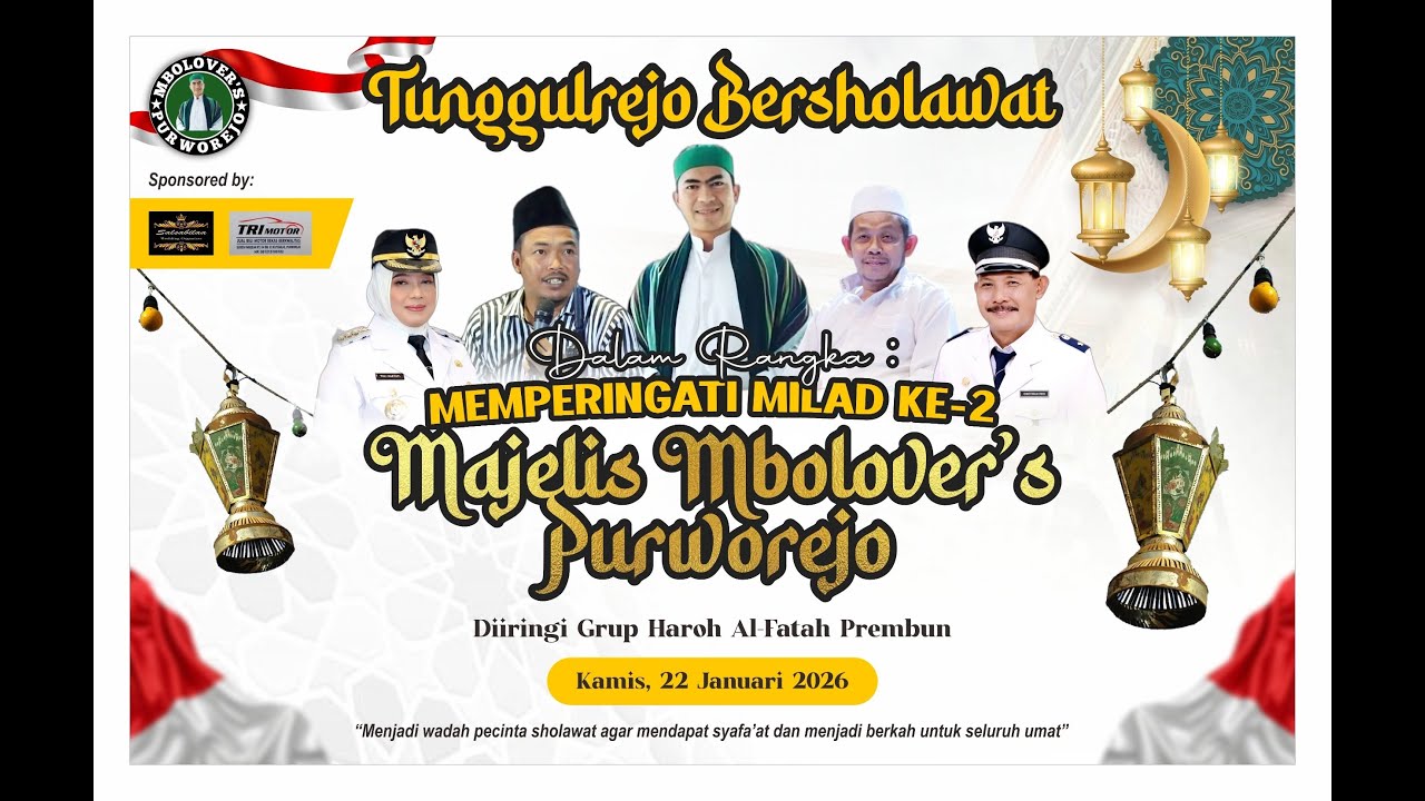 TUNGGULREJO BERSHOLAWAT 2026