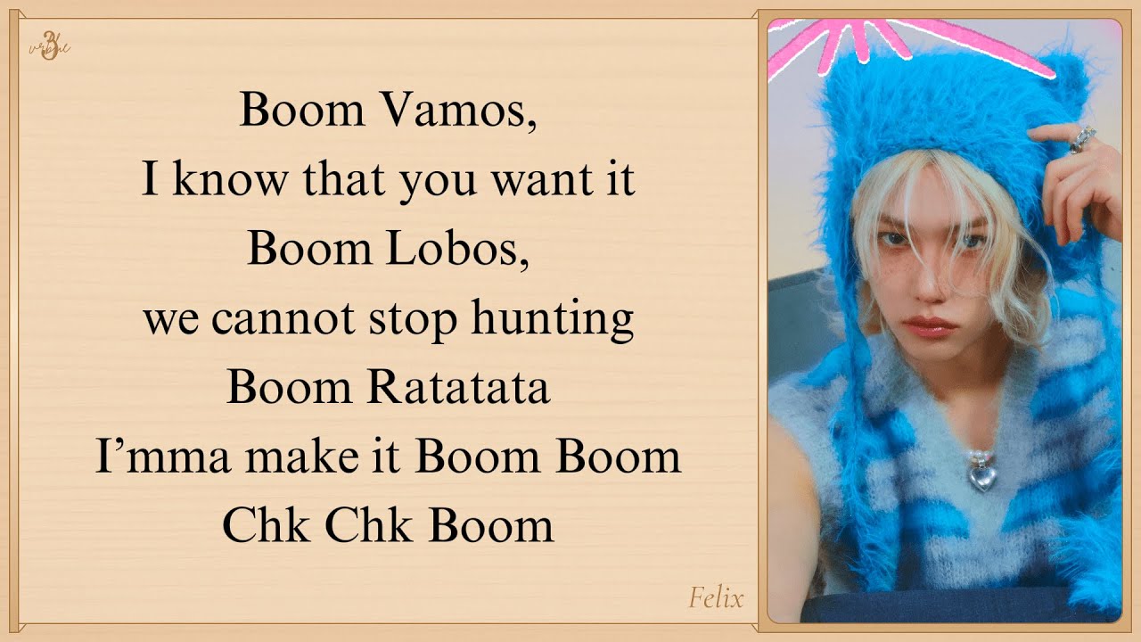 Stray Kids 'Chk Chk Boom' Easy Lyrics