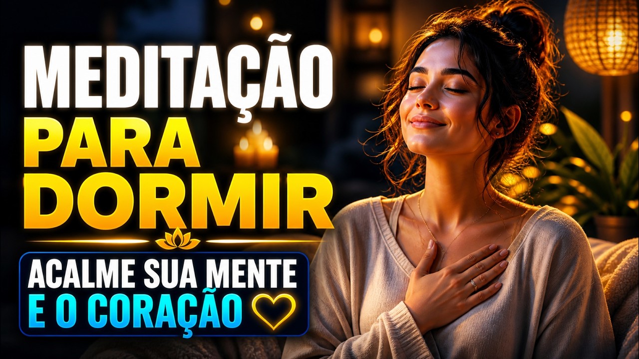 MEDITAÇÃO PARA DORMIR: ACALME MENTE E CORAÇÃO