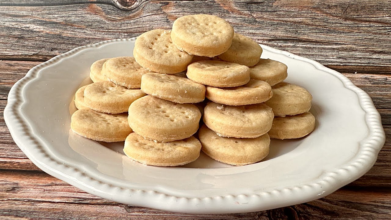 Bizcochitos con Solo 3 Ingredientes ¡Fáciles y rápidos! Sin harina!