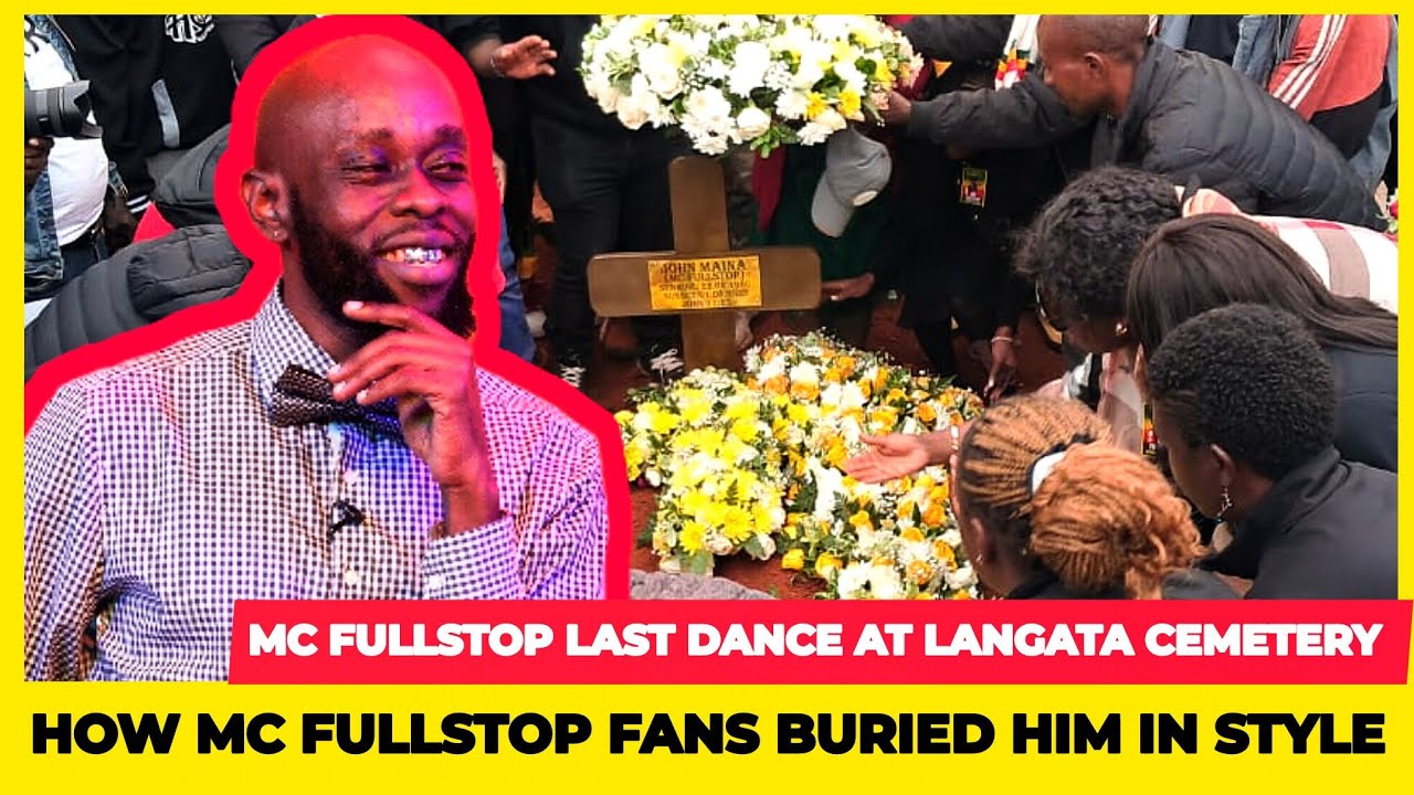 DRAMA🚨AS REGGEA DJS DANCE WITH MC FULLSTOP COFFIN AT LANGATA CEMETERY DURING HIS BURIAL‼️