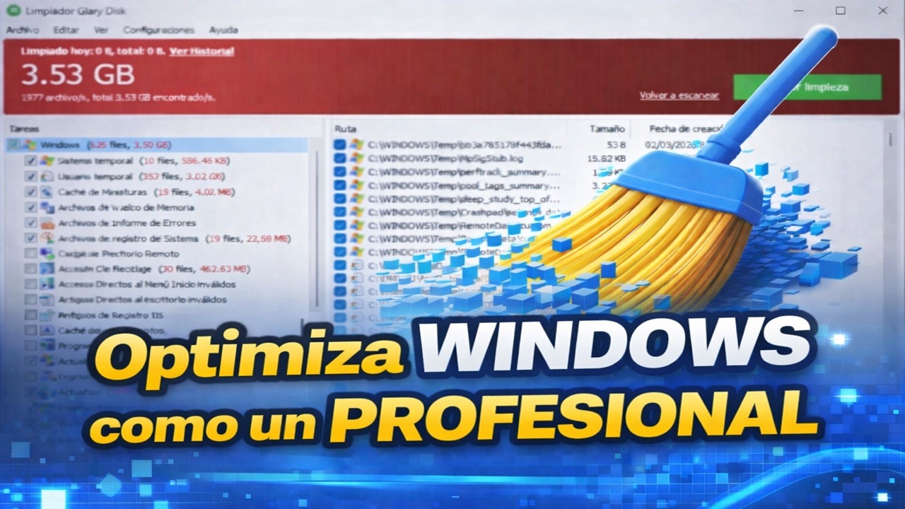 5 programas que SÍ funcionan para OPTIMIZAR un PC con Windows 2026