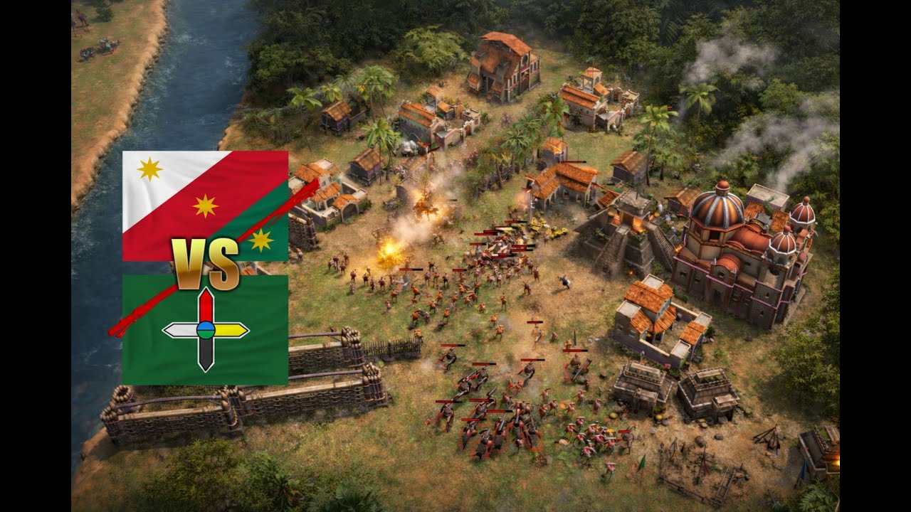 Age Of Empires 3 TREATY 40 Mexico vs Mayas