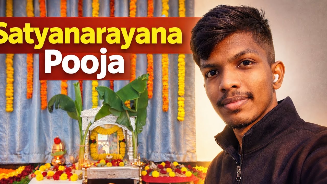 📿 Satyanarayana Pooja 🙌🏻.Don't miss end 🔥📌#viral #god #housewarnings #best #dailyvlog 