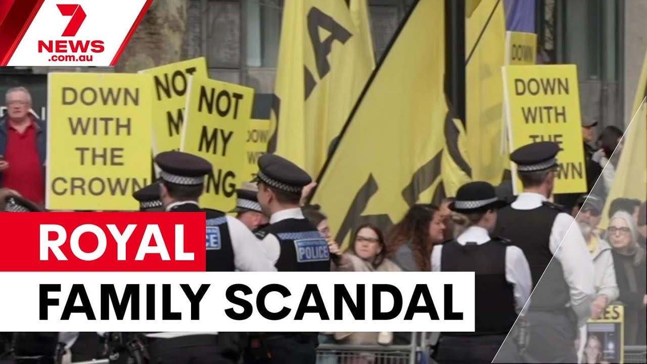 King Charles confronted over Andrew scandal at Commonwealth service | 7NEWS
