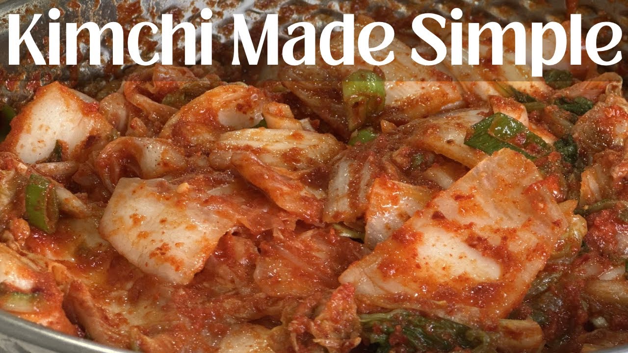 How to Make Kimchi (Authentic & Simple) | Low Sugar 🥬