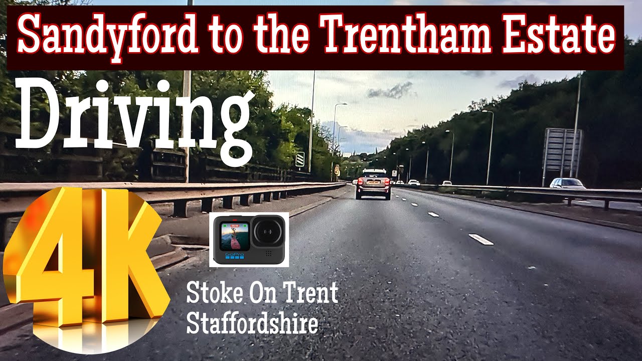 DRIVING SANDYFORD TO THE TRENTHAM EST IN STAFFORDSHIRE