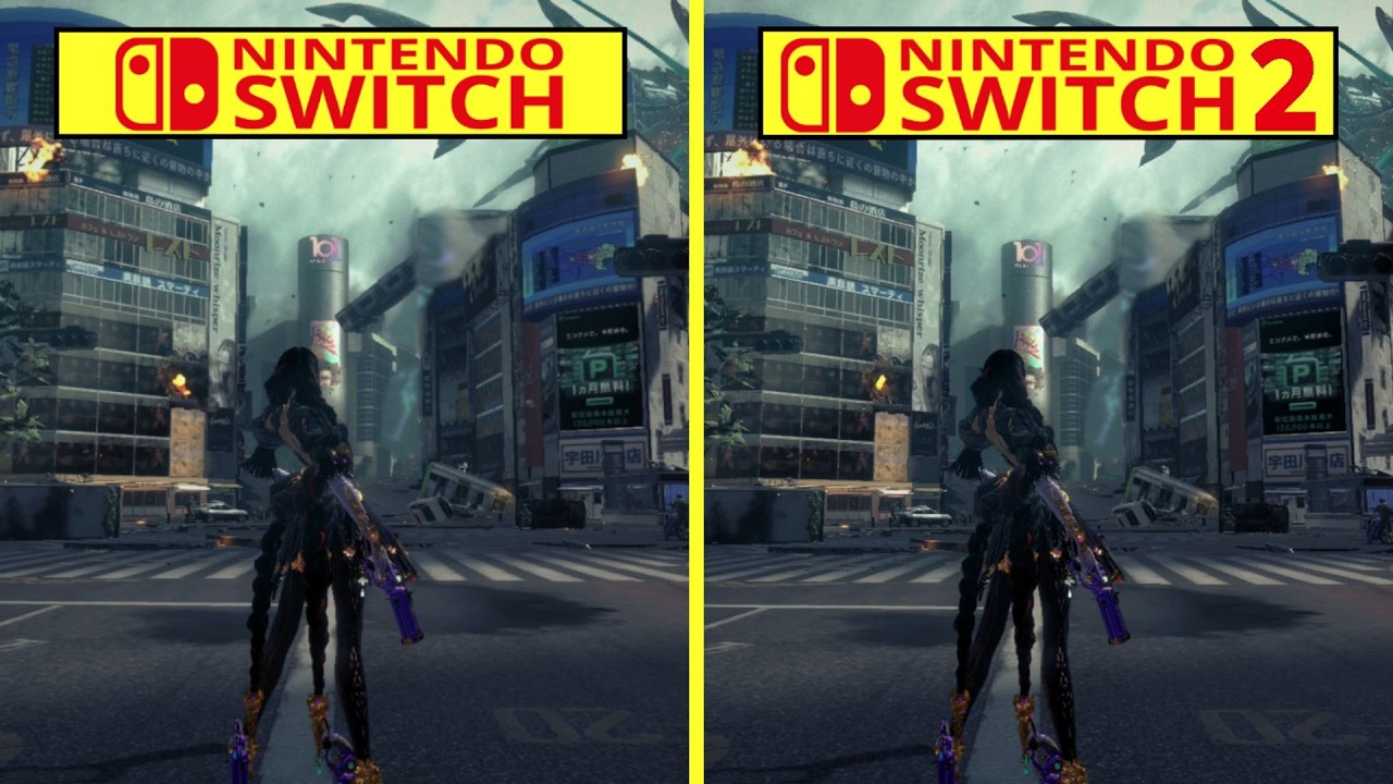 Bayonetta 3 Nintendo Switch vs Switch 2 Graphics Comparison | Backward Compatibility Test