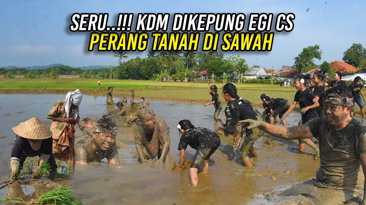 2 NENEK 100 TAHUN MASIH TANDUR | KANG DEDI DIKEPUNG EGI CS SAAT PER4NG TANAH SAWAH