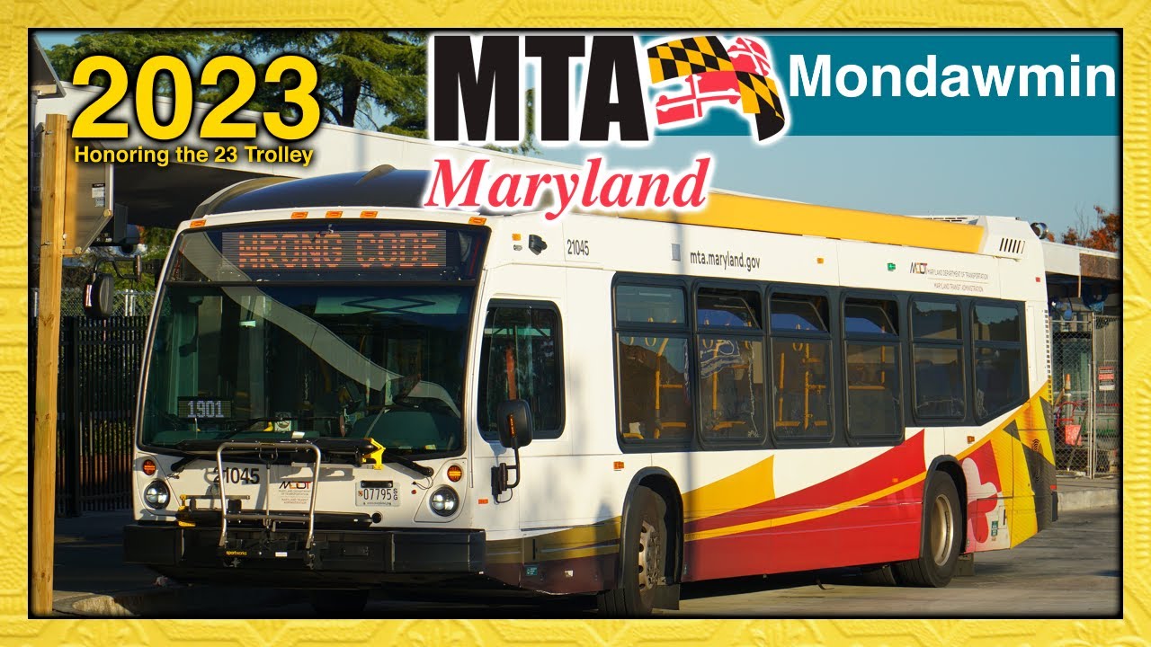 MTA Maryland at Mondawmin Metro in 2023!