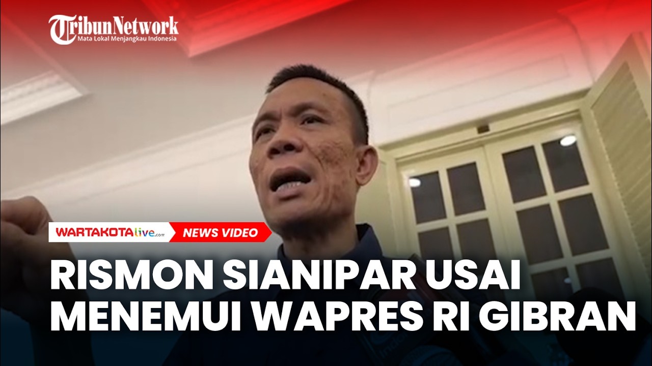 Pernyataan Tersangka Rismon Sianipar usai Menemui Wapres RI Gibran