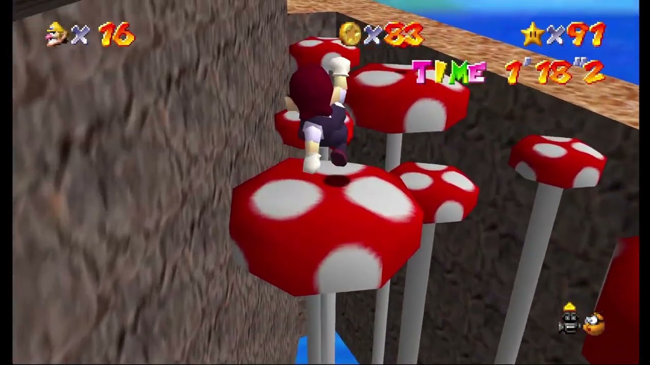 SM64 Death Timer: All Upper Floor Courses (except that one)