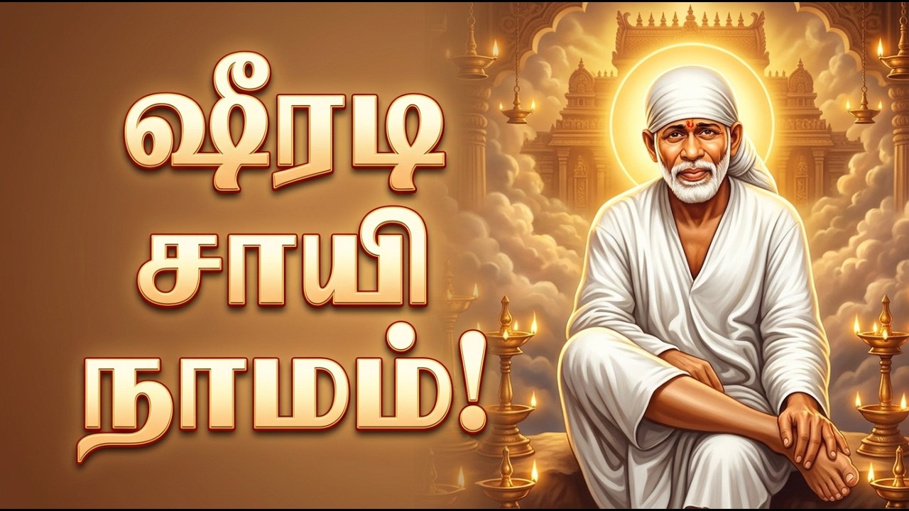 ஷீரடி சாயி நாமம் | சாயிபாபா பக்தி பாடல் | Om Sai Ram Tamil Devotional Song | Arulisai
