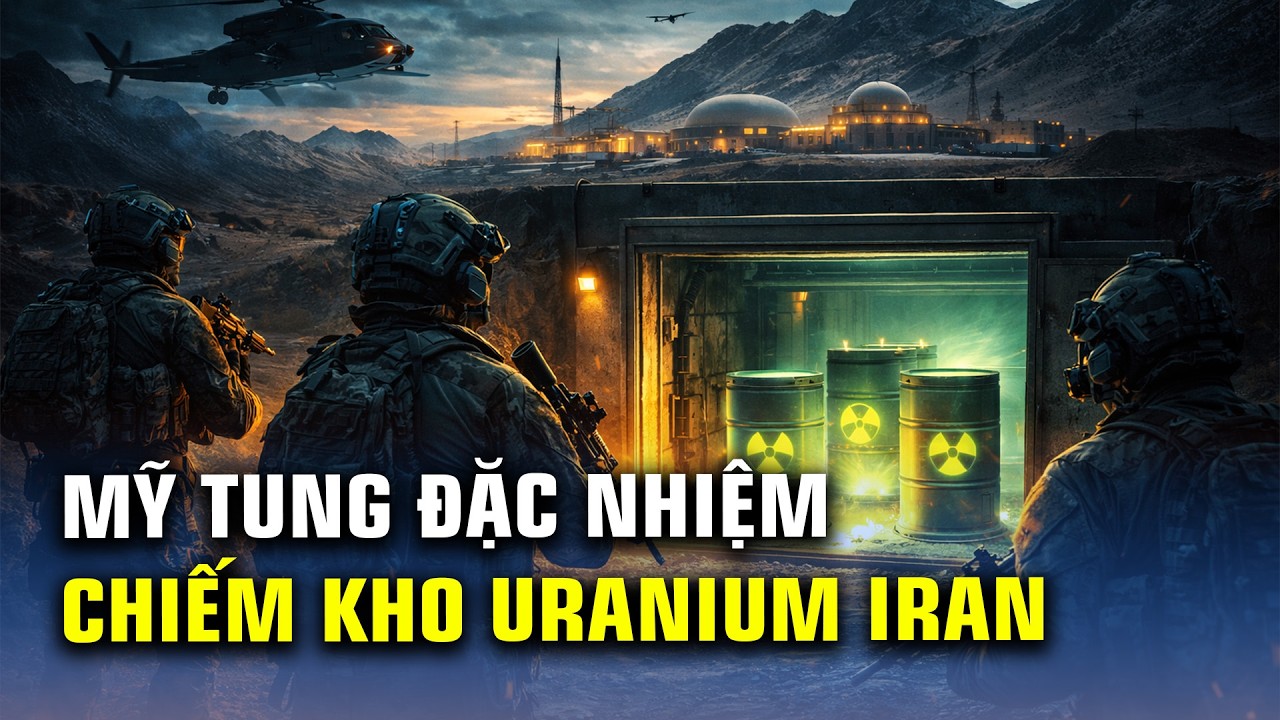 TIN CHIẾN SỰ: CHIẾN DỊCH TUYỆT MẬT! ĐẶC NHIỆM MỸ ĐỘT KÍCH THU GIỮ KHO URANIUM CỦA IRAN!