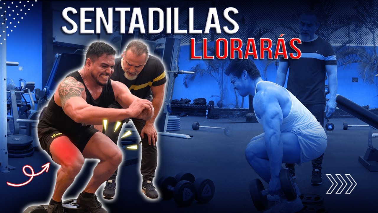 PIERNAS MÁS GRANDES - SENTADILLA LLORARÁS con MANCUERNAS