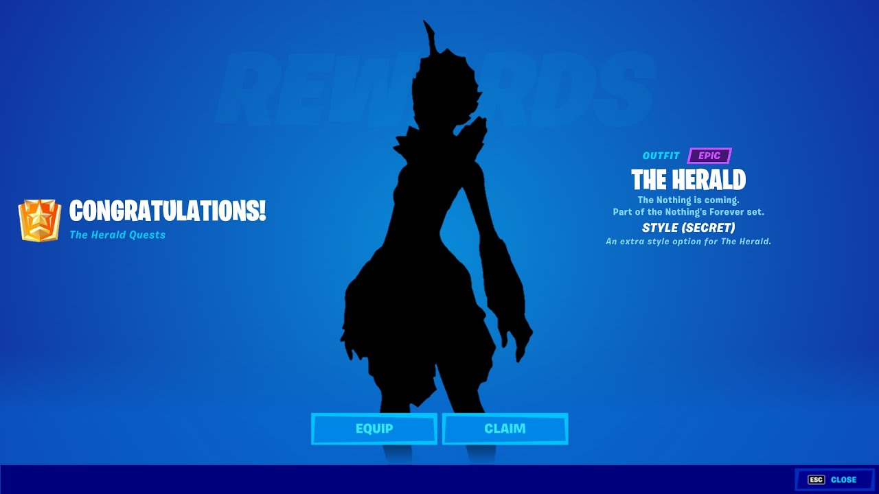 Fortnite Secret The Herald Edit Style