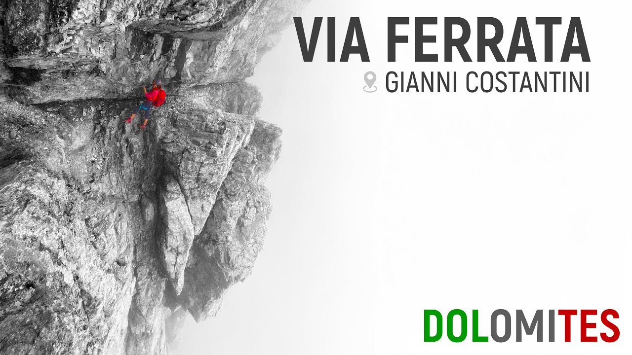 The most difficult via ferrata in Dolomites : Gianni Costantini !!!