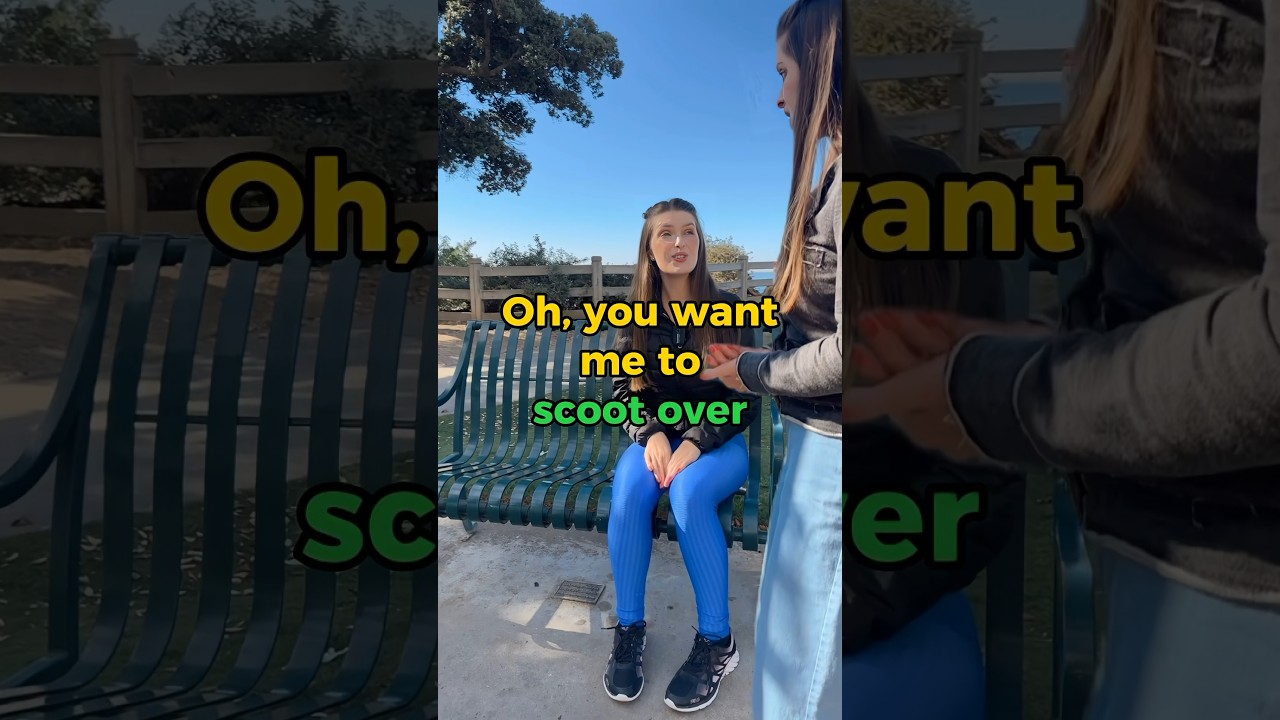 In a public place 🌳 #englishteacher #english #englishtips #learnenglish