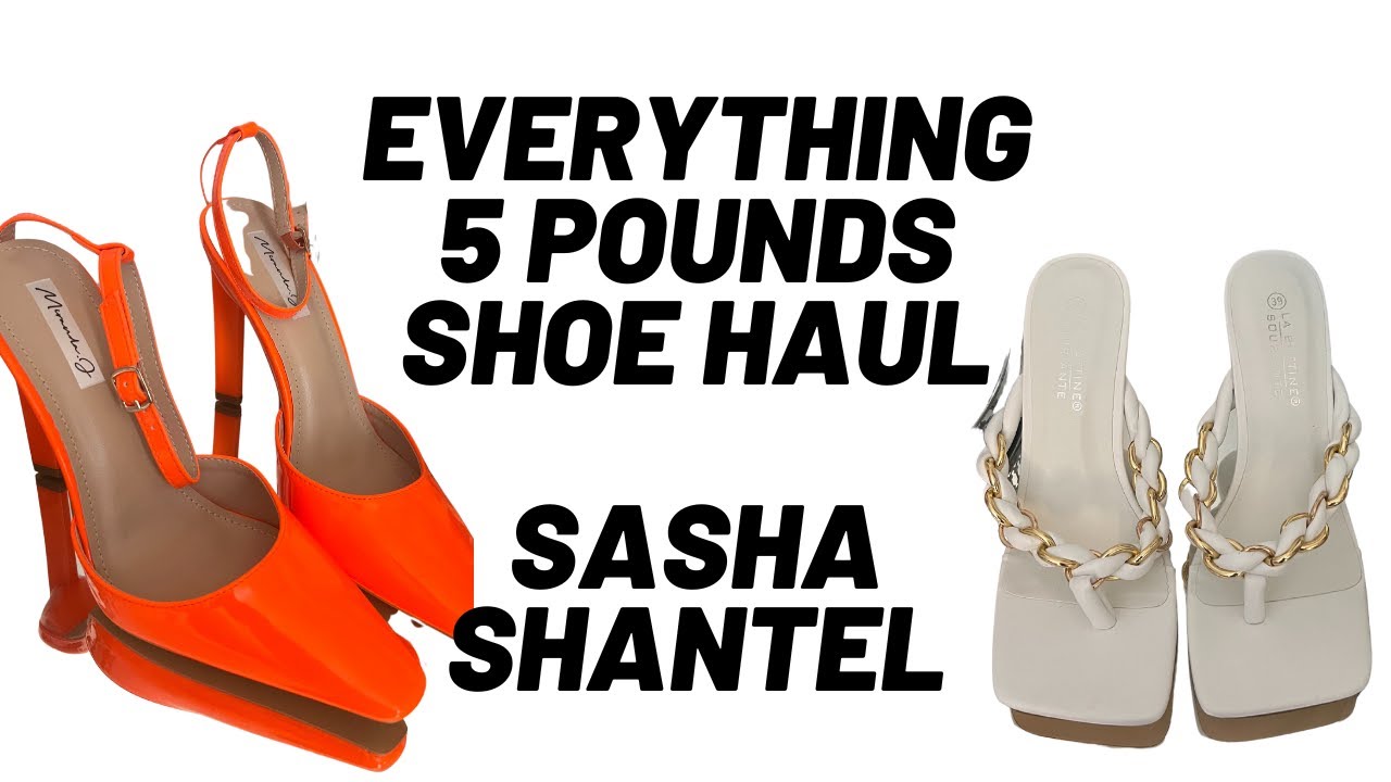 EVERYTHING 5 POUNDS -E5P SHOE HAUL- Sasha Shantel