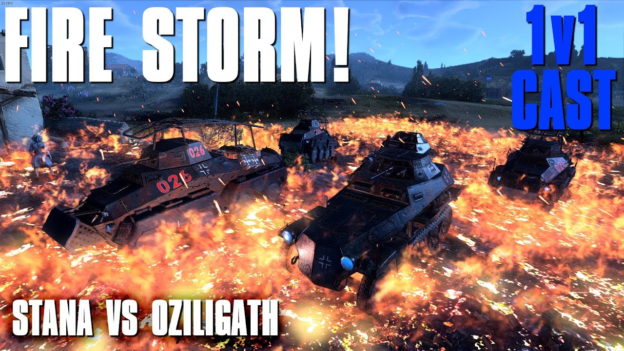1v1 CAST - Oziligath(DAK) vs Stana(US) - Company of Heroes 3