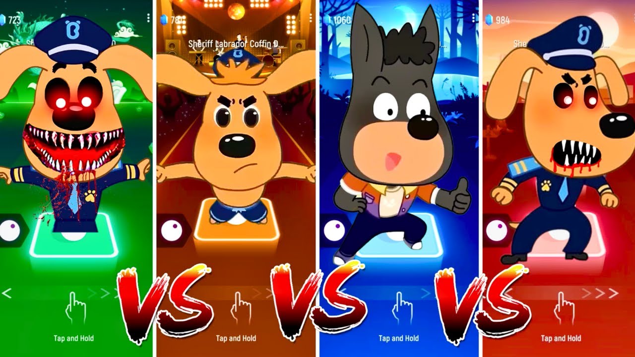 Sheriff Labrador Team 🐾🆚️ Sheriff Labrador Exe Team 👮‍♂️💥 Who Is the Best? 🎯  