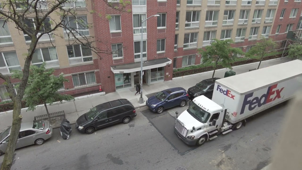 Window View in Manhattan: Serene West 46th Street Stretch - November 14, 2021