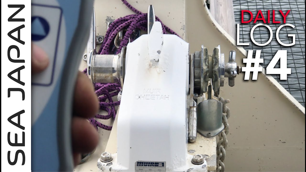 Anchor winch solenoid rewired