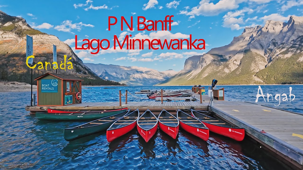 De Calgary a Banff | Canadá: Banff Springs Hotel, Bow Falls y Lago Minnewanka - 4K