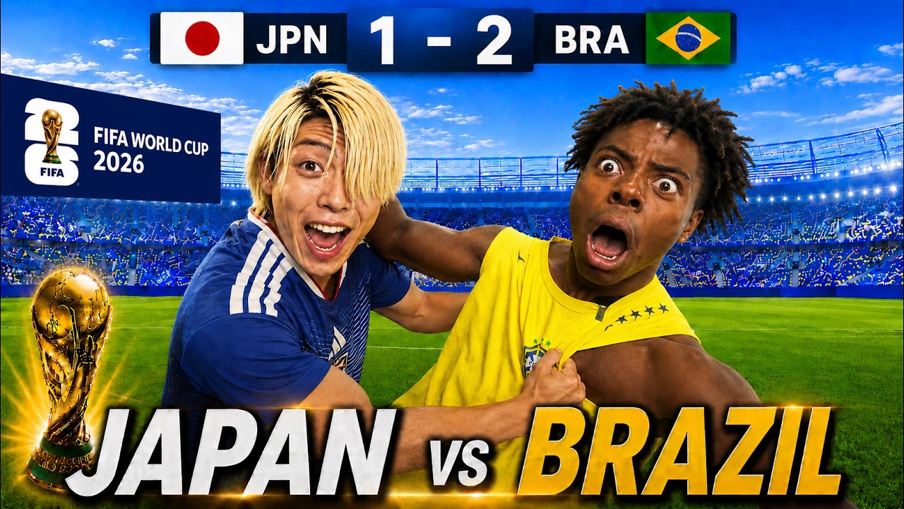 Смотрим матч плей-офф Чемпионата мира: Япония🇯🇵 против Бразилии🇧🇷