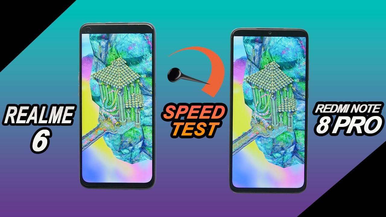 DISAPPOINTED😓 | Realme 6 Vs Redmi Note 8 Pro SPEEDTEST COMPARISON🔥🔥