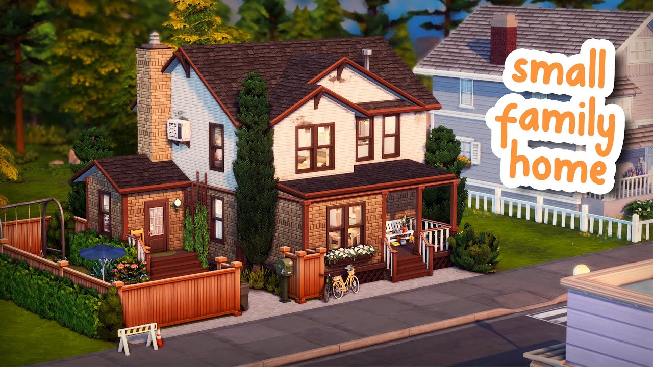 Small Family Home 🤎 || The Sims 4 Speed Build